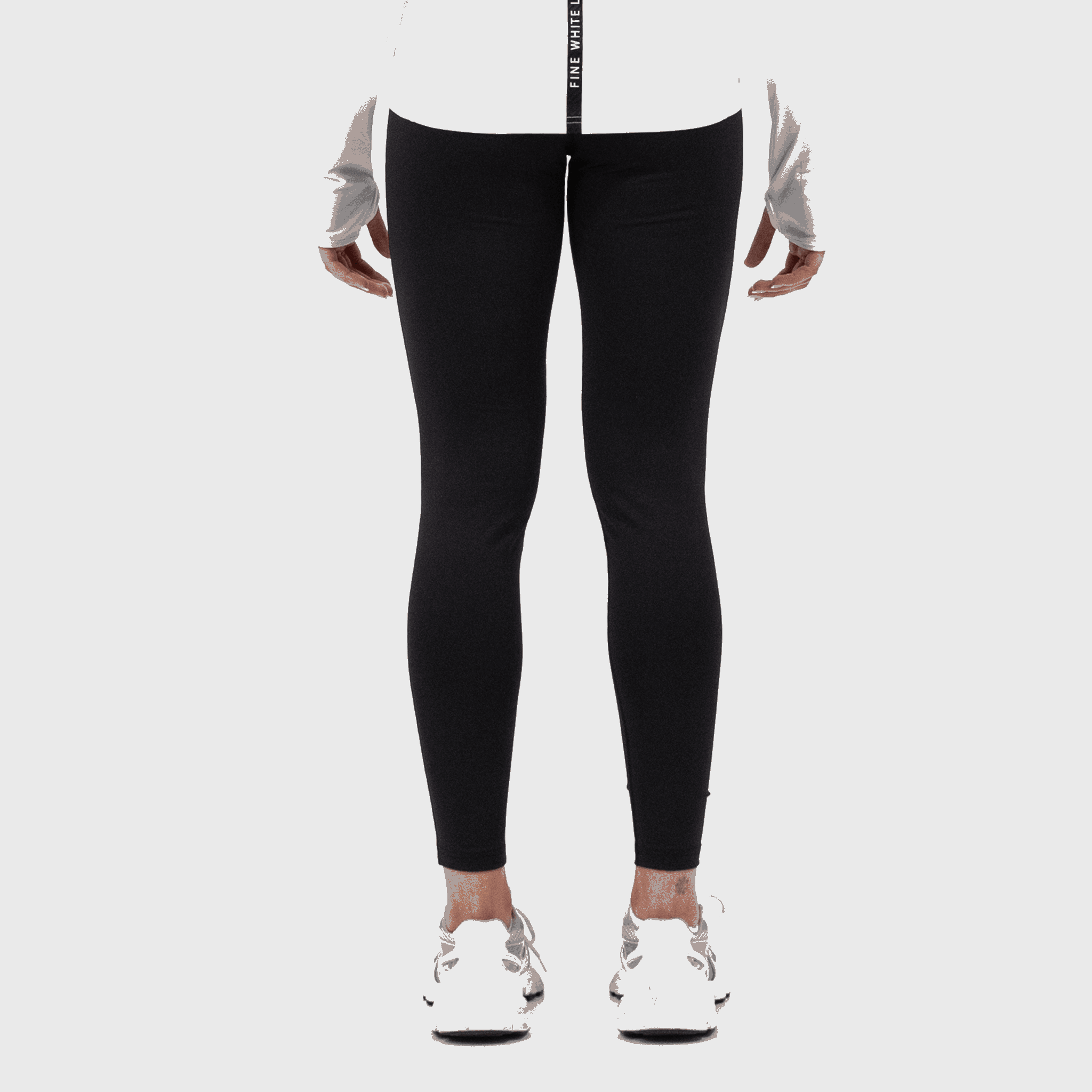 Women's Asteroid Gym Leggings - Fine White Line