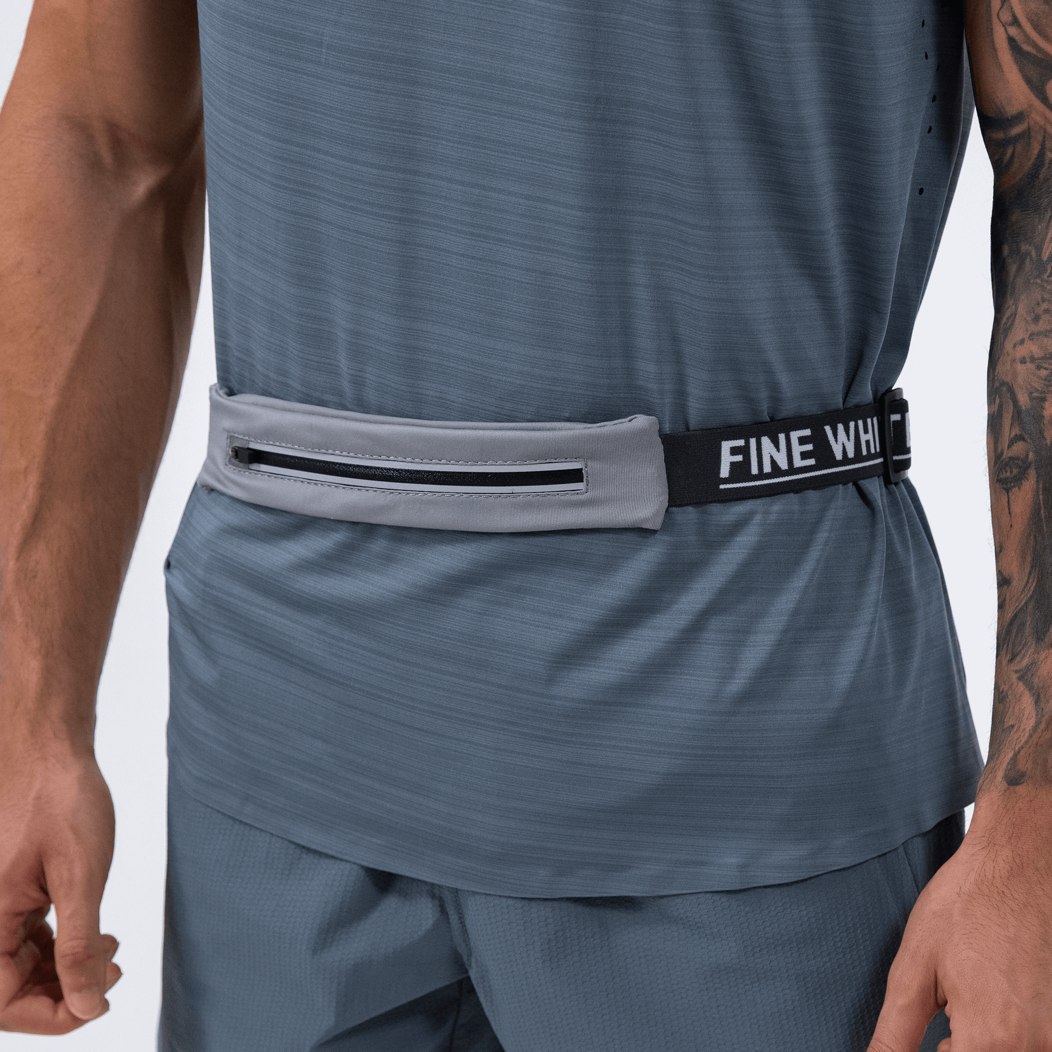 Running Belt - Fine White Line