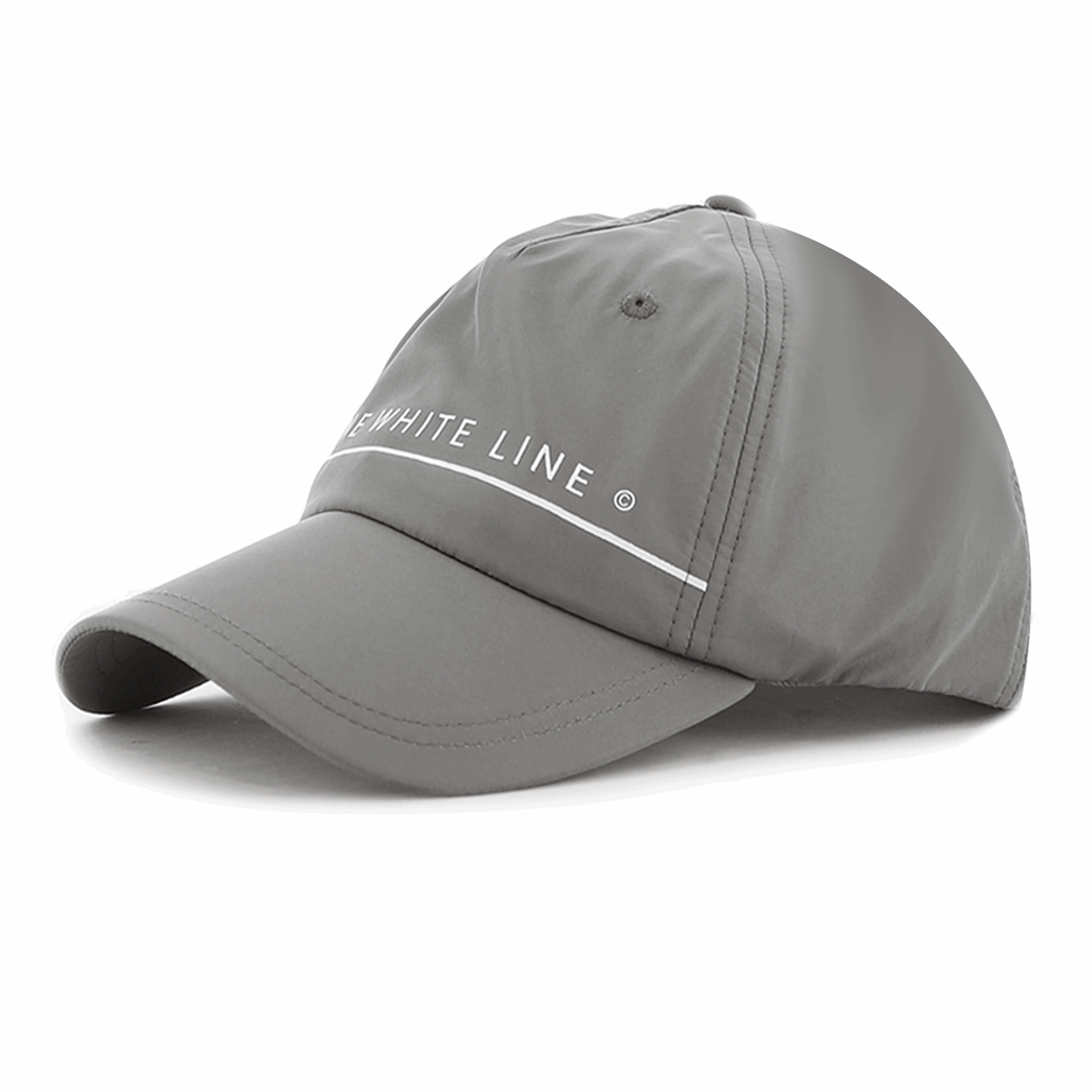 Unisex Continuum Grey Cap - Fine White Line