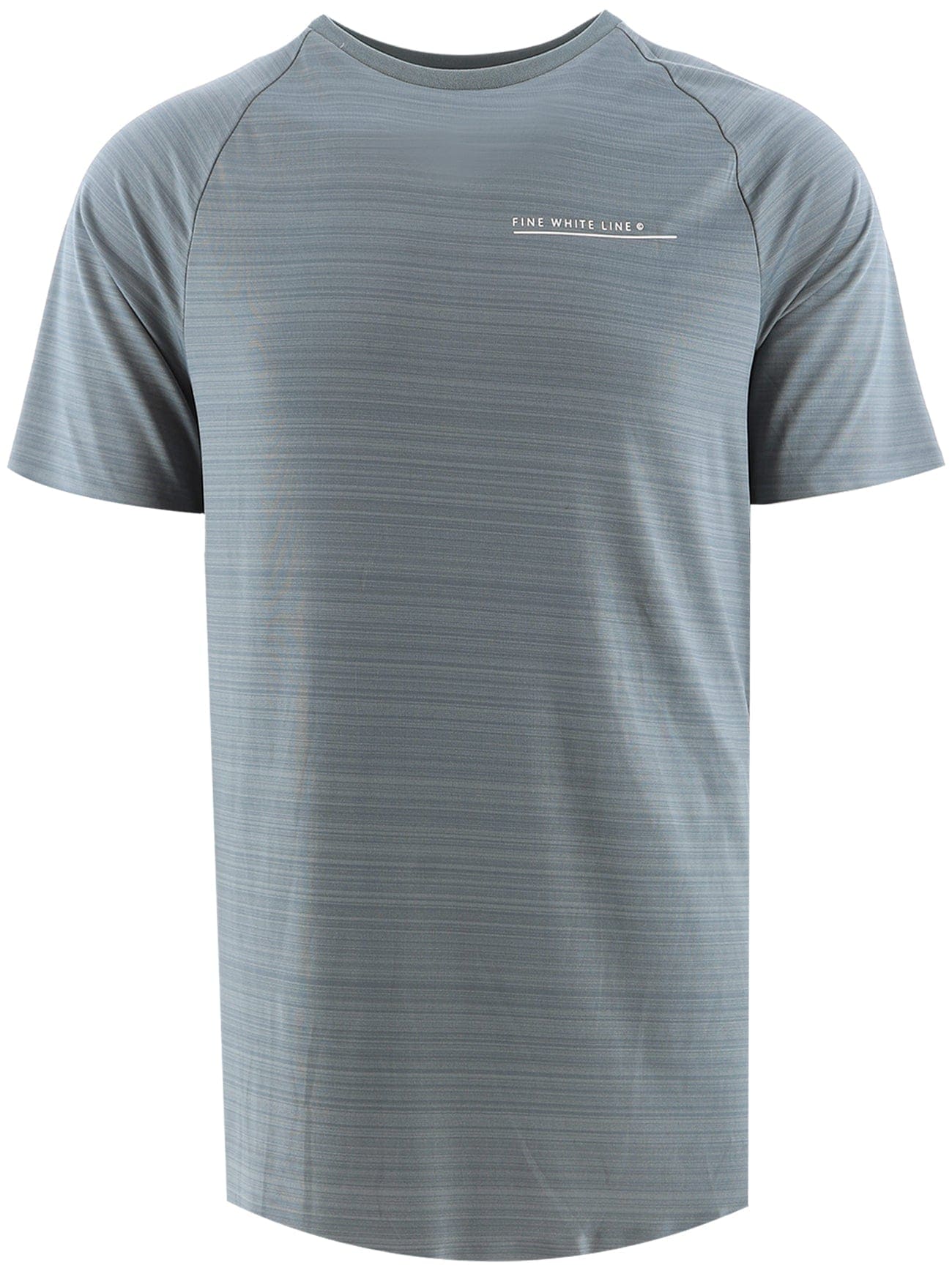 Mens Cosmos Blue T-Shirt - Fine White Line